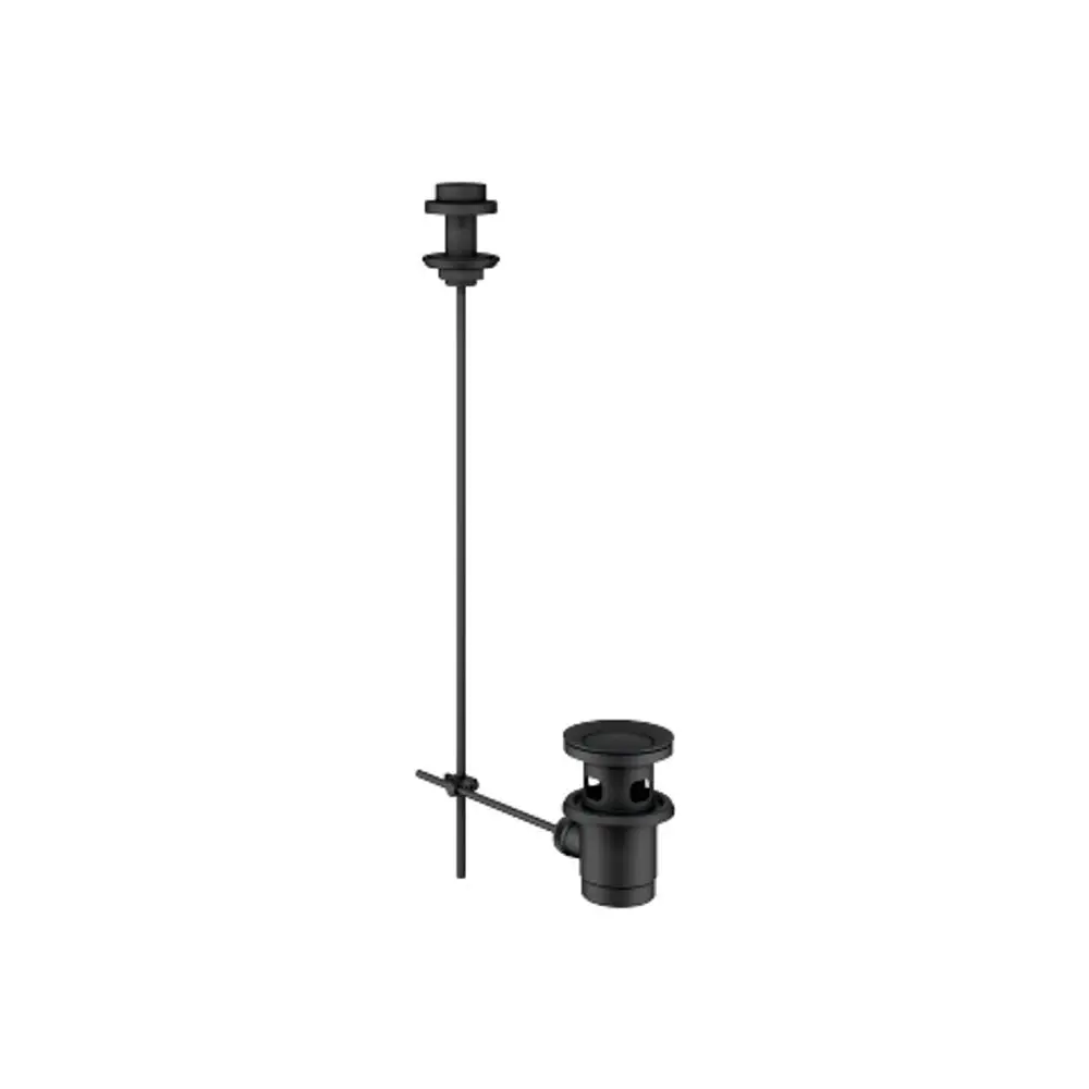 DORNBRACHT Ablaufgarnitur mit Zugknopf SERIENNEUTRAL 10200970 1 1/4'' Schwarz matt, 10200970-33 Galeriebild 1